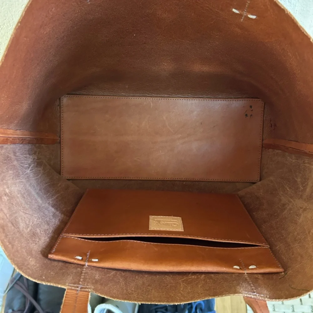 Clare V Leather Suki Tote bag - Picture 12 of 12